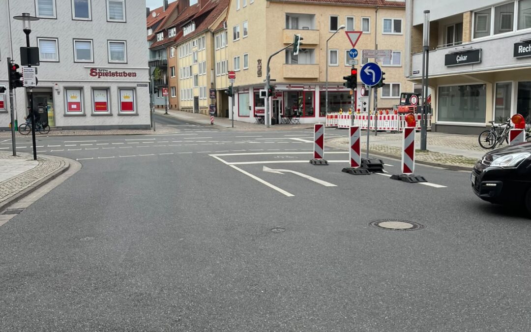 WICHTIGE VERKEHRSÄNDERUNG: SÜDEN BEFAHRBAR, NORDEN GESPERRT
